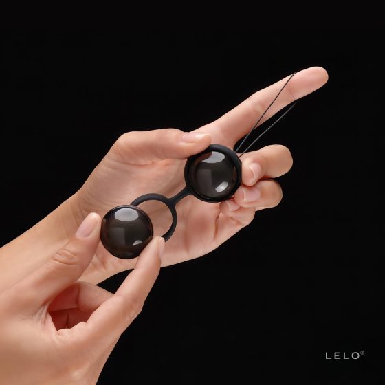 LELO Luna Noir - nastaviteľné venušine guličky