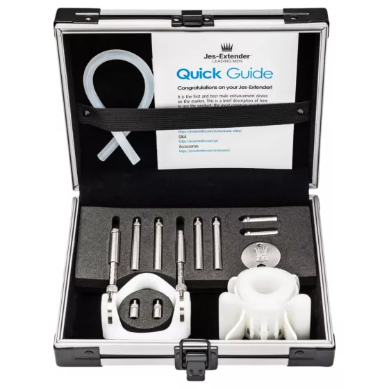 Jes-Extender - zväčšovač penisu - titán - dĺžka do 24 cm