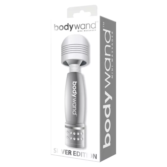 Bodywand - mini vibrátor masážny - strieborný