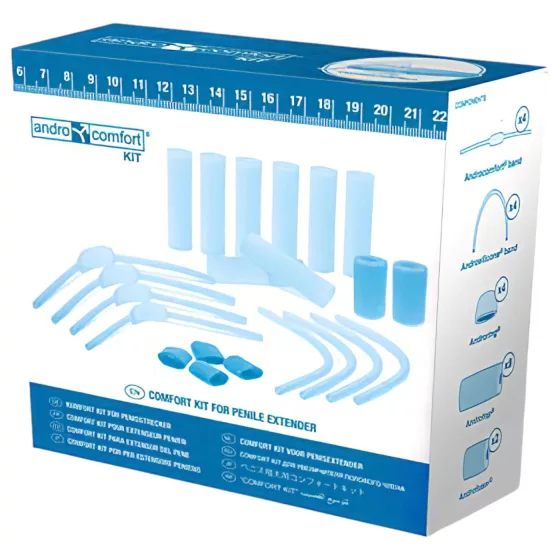 AndroComfort - sada príslušenstva na zväčšenie penisu - kompaktný set