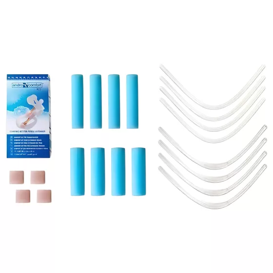 AndroComfort - sada príslušenstva na zväčšenie penisu - kompaktný set