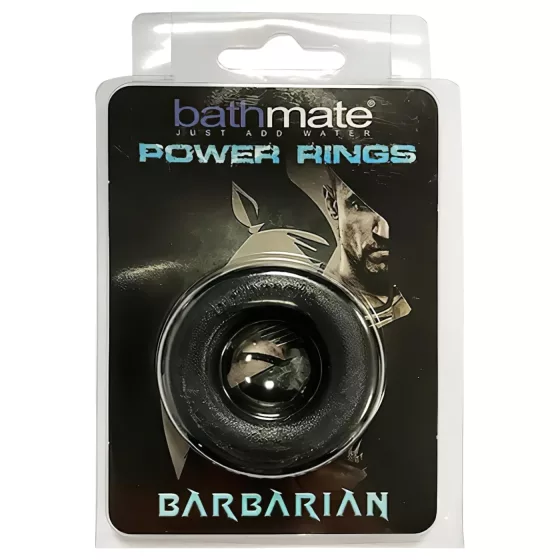 BathMate - erekčný krúžok Barbarian - silikón - čierny