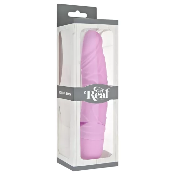 Classic Get Real - realistický vibrátor - silikónový - ružový