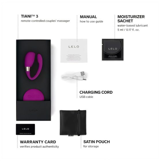 LELO - párový vibrátor - silikón - fialový