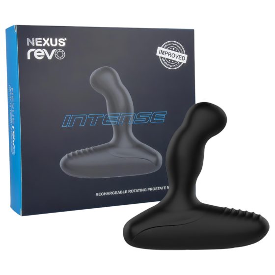 Nexus Revo Intense - masážny vibrátor na prostatu s rotáciou - čierny