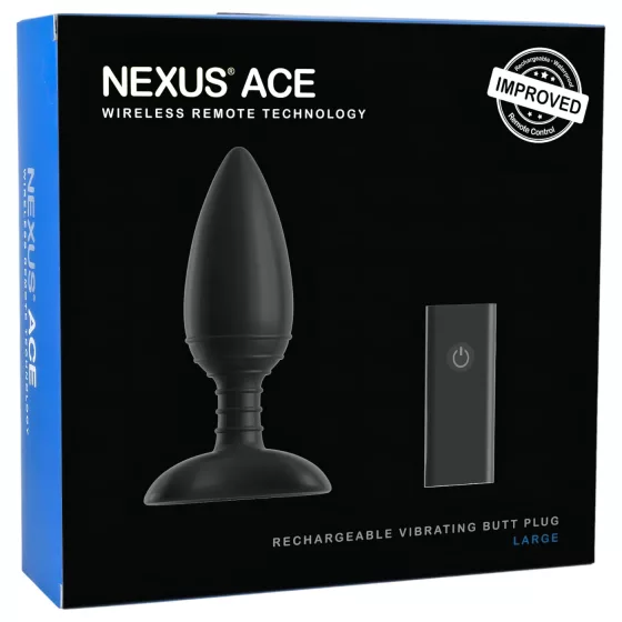 Nexus Ace - diaľkovo ovládaný, nabíjateľný análny vibrátor (veľký)
