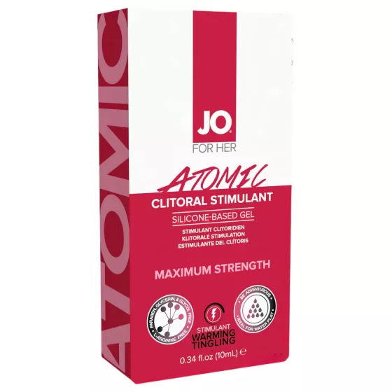 System JO - ATOMIC - stimulačný gél na klitoris pre ženy (10 ml)