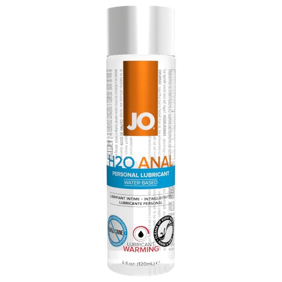JO H2O - anál lubrikant s hrejivým efektom - na vodnej báze - 120 ml