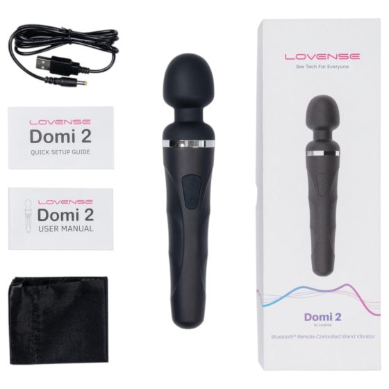 LOVENSE Domi 2 - inteligentný masážny vibrátor (čierny)