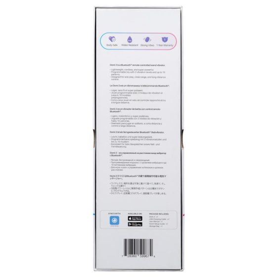 Lovense - masážny vibrátor s Bluetooth - čierny