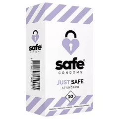 SAFE Just Safe - pánsky kondóm - vanilka - 10 ks