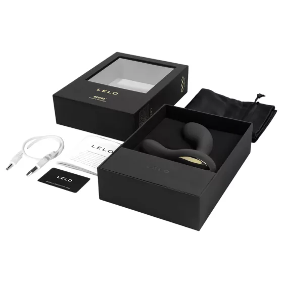 LELO Bruno - vibračný stimulátor prostaty s 2 motormi - čierny