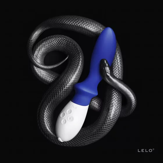 LELO Loki - vibrátor na prostatu - vodotesný - modrý