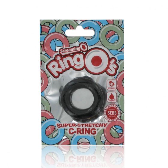 Screaming O RingO's - silikónový krúžok na penis (čierny)