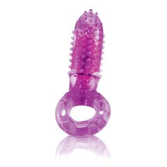   Screaming O Oyeah - vodeodolný, vibračný krúžok na penis (fialový)