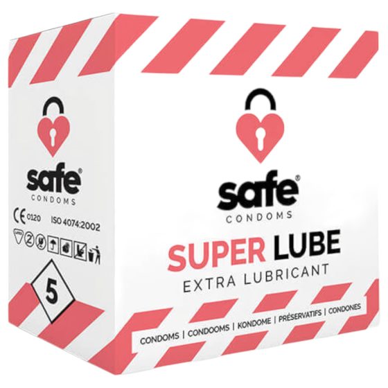 SAFE Super Lube - extra lubrikovaný kondóm (5ks)