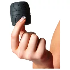   Perfect Fit - SilaSkin erekčný krúžok a ťahač semenníkov (čierny)