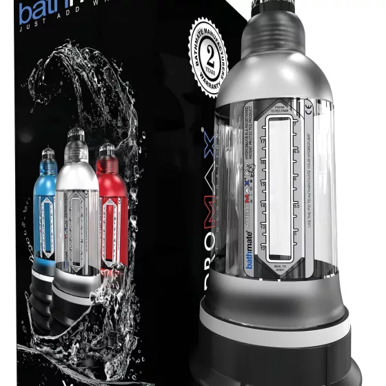 Bathmate Hydromax 7 Wide - vákuová pumpa na penis - hydraulická - priehľadná