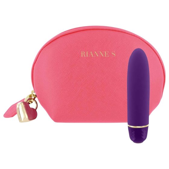 Rianne Essentials Classique Deep - silikónový vibrátor v tvare rúžu (fialový)