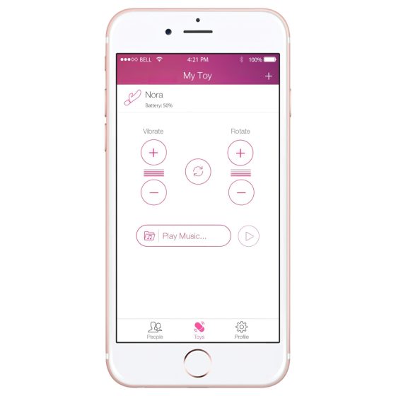 Lovense - vibrátor s akumulátorom - Nora