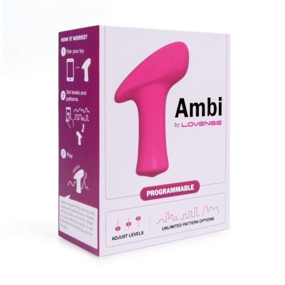 LOVENSE Ambi - Inteligentný dvojmotorový vibrátor na klitoris napájaný batériami (ružový)