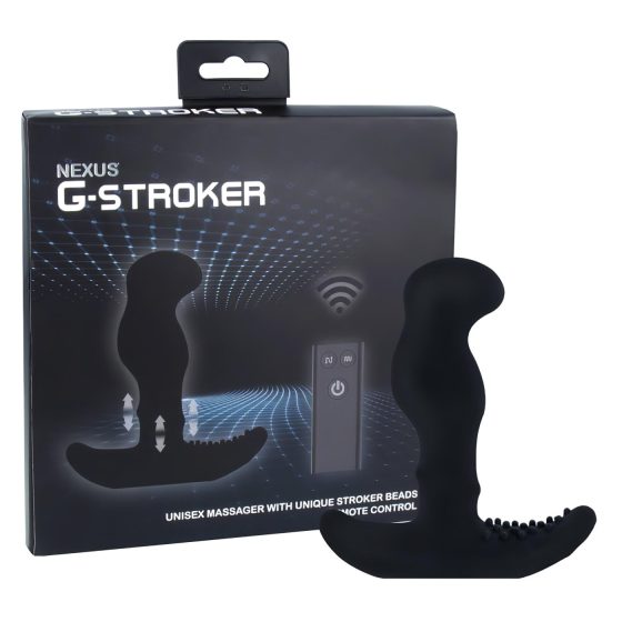 Nexus G-stroker - diaľkovo ovládaný stimulátor prostaty (čierny)