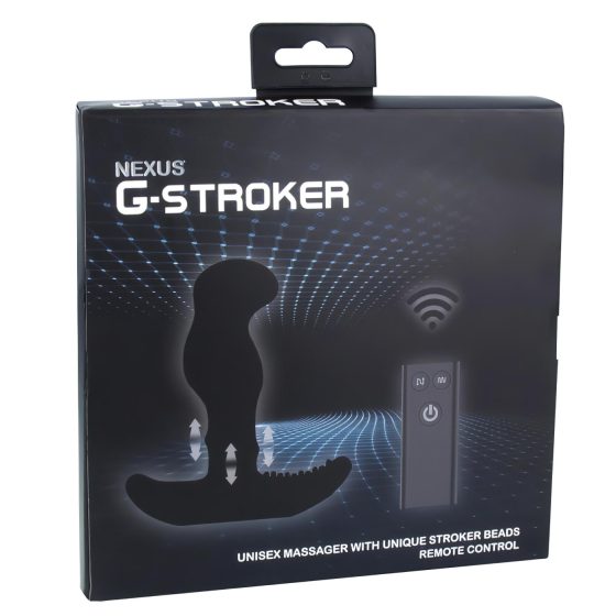 Nexus G-stroker - diaľkovo ovládaný stimulátor prostaty (čierny)