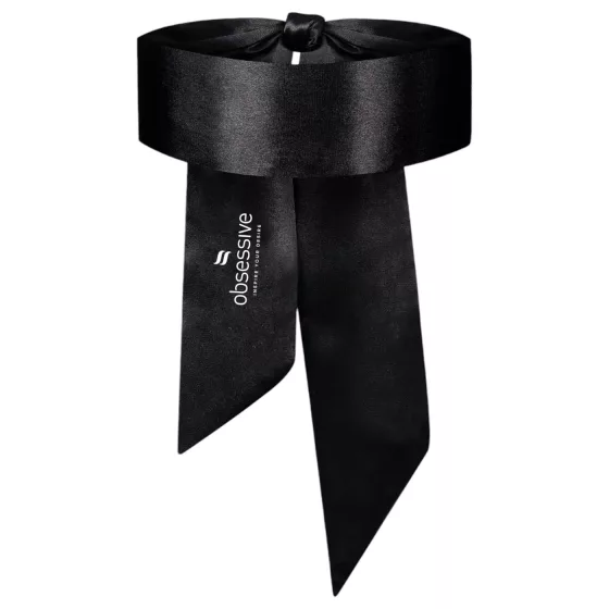 Obsessive - bondage šatka na oči - čierna