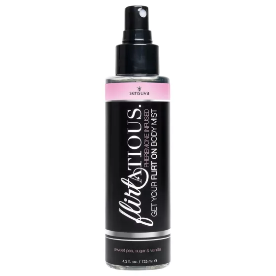 Sensuva Flirtatious - feromónový telový sprej - vanilka a vikev - 125 ml