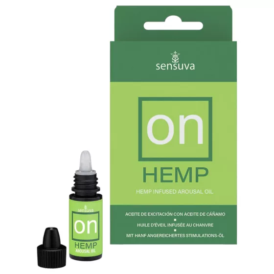Sensuva Hemp - stimulačný intímny olej pre ženy - 5 ml