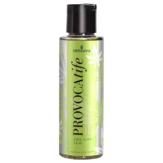 Sensuva Provocatife Hemp - feromónový masážny olej - 120 ml