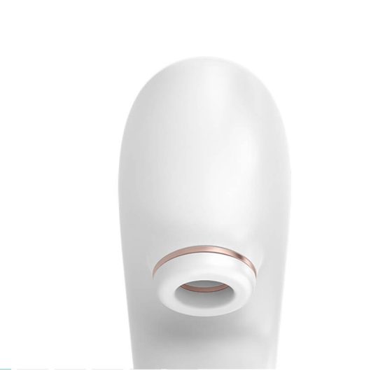 Satisfyer Pro 4 Couples - nabíjací párový vibrátor a stimulátor klitorisu (biely)