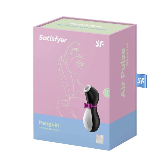 Satisfyer Penguin - nabíjací, vodotesný stimulátor klitorisu (čierno - biely)