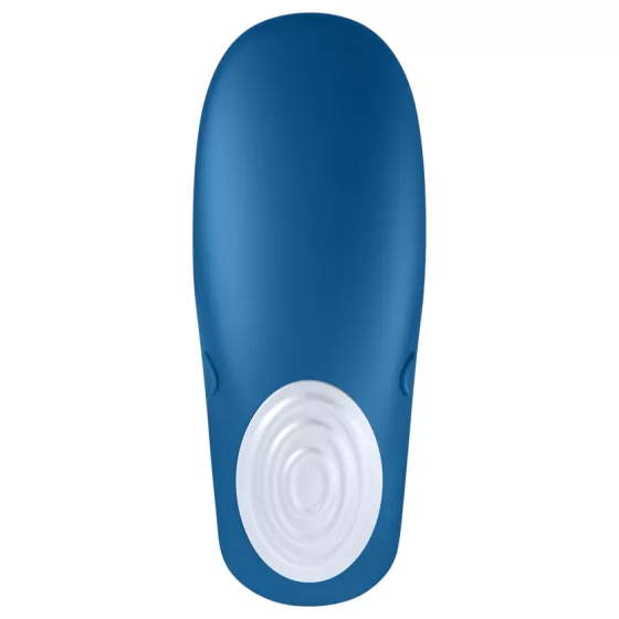 Satisfyer Double Whale - párový vibrátor s 2 motormi - modrý