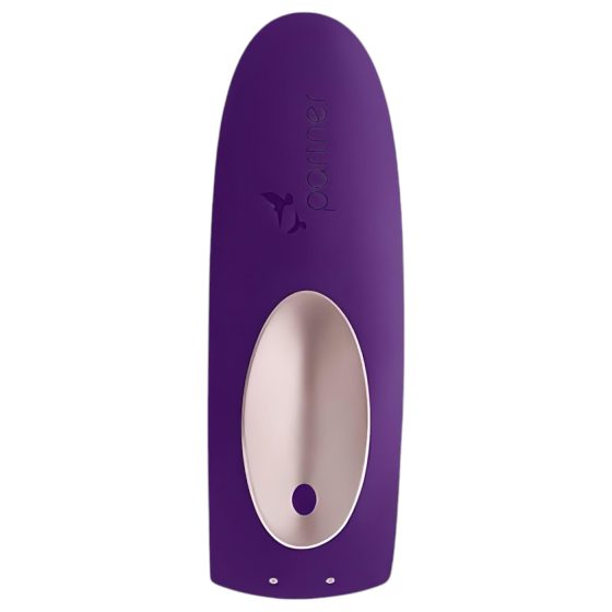 Satisfyer Double Plus Remote - rádiový, nabíjateľný párový vibrátor (fialový)