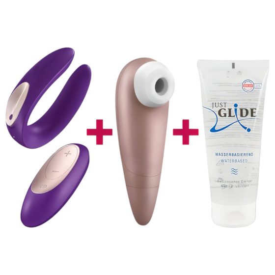 Satisfyer vibračný set pre páry (3-dielny)