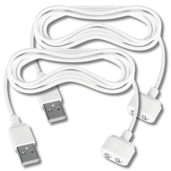 Satisfyer - magnetický USB nabíjací kábel (biely)