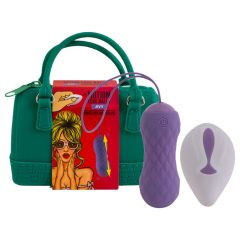   FEELZTOYS Jivy - Rádiové Pulzujúce Vibračné Vajce (fialové)