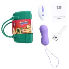   FEELZTOYS Jivy - Rádiové Pulzujúce Vibračné Vajce (fialové)