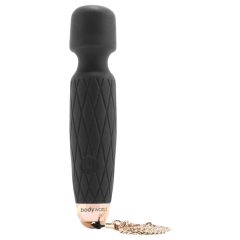   Bodywand Luxe - dobíjací mini masážny vibrátor (čierny)