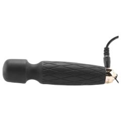   Bodywand Luxe - dobíjací mini masážny vibrátor (čierny)