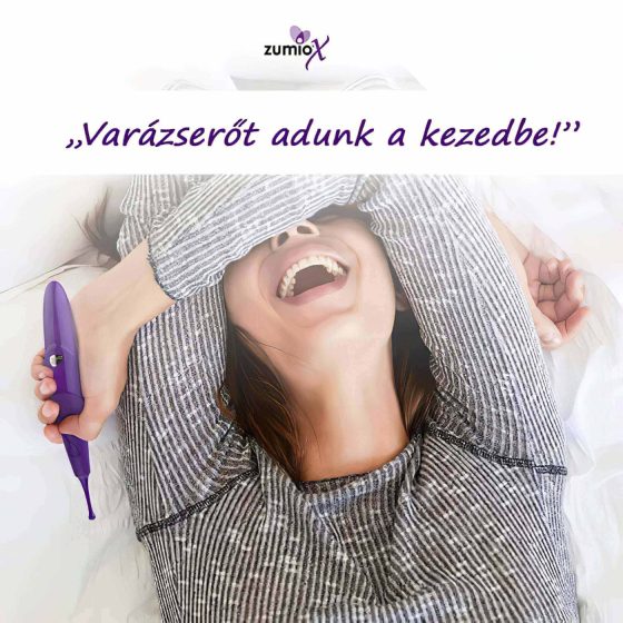 Zumio Soft - vibrátor na klitoris - nabíjateľný - fialový