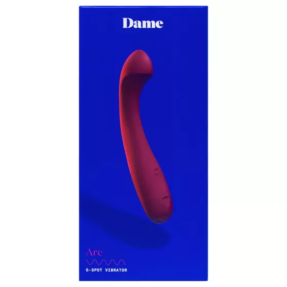 Dame Arc - vibrátor na bod G - nabíjateľný - ružový