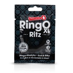   Screaming O Ritz XL - silikónový krúžok na penis (čierny)