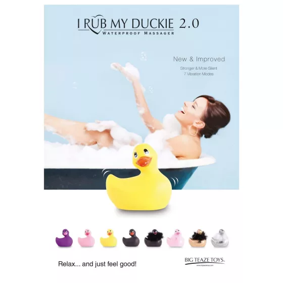 My Duckie 2.0 - vodotesný klitorálny vibrátor - ružový