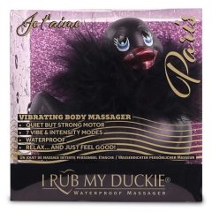   My Duckie Paris 2.0 - vibrátor na klitoris - hravá vodotesná kačička (čierna)