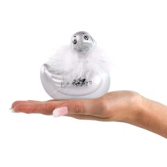   My Duckie Paris 2.0 - vibrátor na klitoris - hravá vodotesná kačička (strieborná)