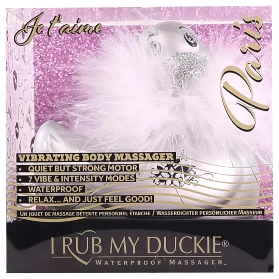 My Duckie Paris 2.0 - vibrátor na klitoris - strieborný