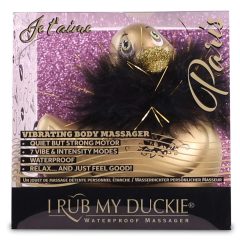   My Duckie Paris 2.0 - vibrátor na klitoris - hravá vodotesná kačička (zlatá)