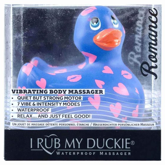 My Duckie Romance 2.0 - vodotesný klitoris vibrátor (modro-ružový)
